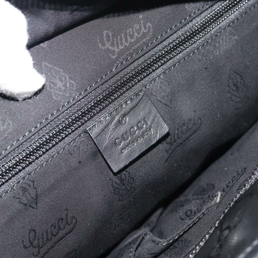 【日本直送】GUCCI GG 經典手提包 PVC 皮革 黑色 211137 正品 BA13986A-16