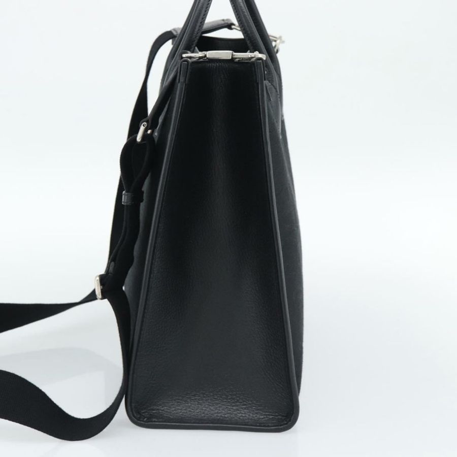 【日本直送】GUCCI Jumbo GG帆布手提包 2way Black Silver 678839 Auth mr2773V-3
