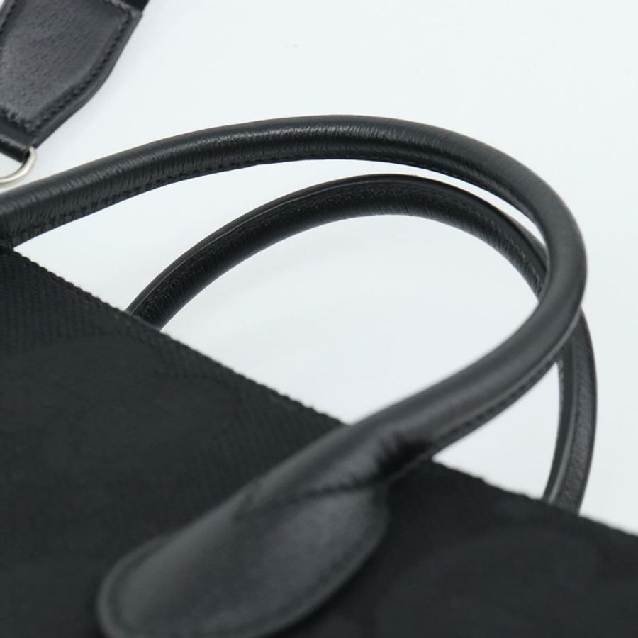 【日本直送】GUCCI Jumbo GG帆布手提包 2way Black Silver 678839 Auth mr2773V-13