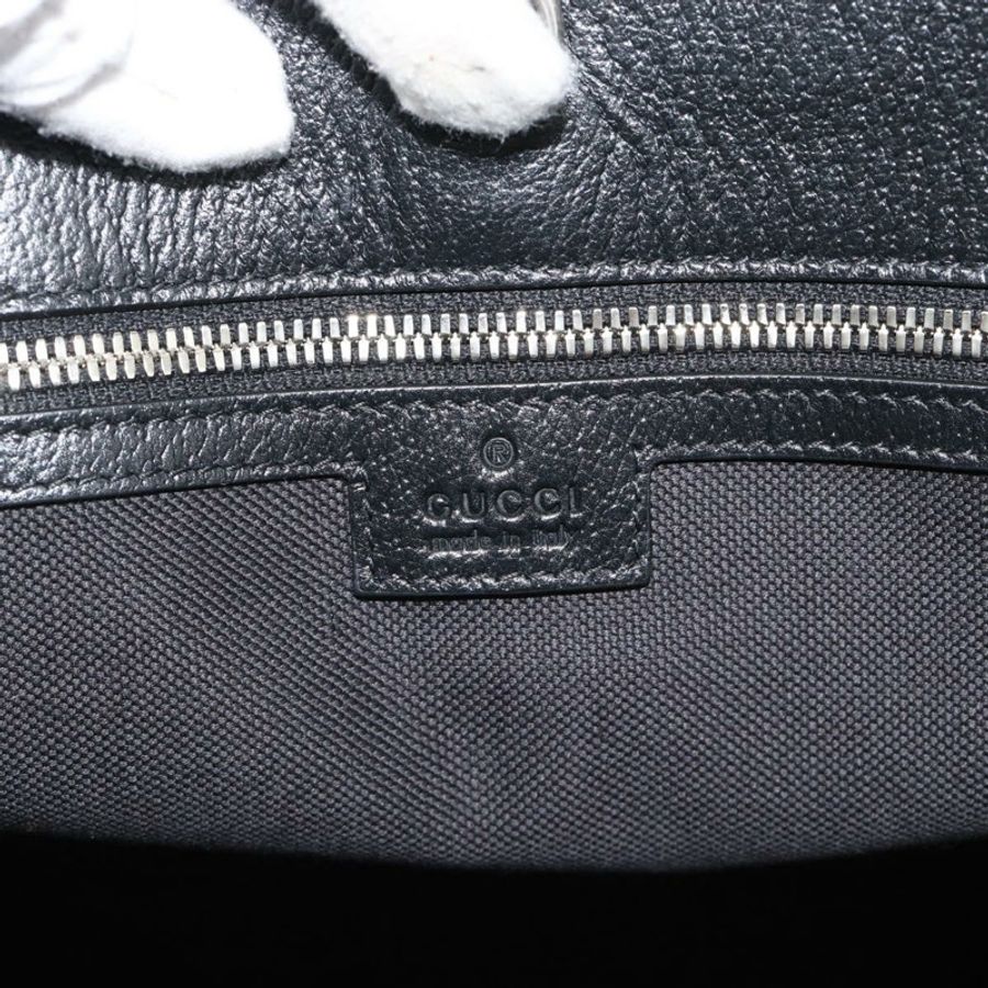【日本直送】GUCCI Jumbo GG帆布手提包 2way Black Silver 678839 Auth mr2773V-18