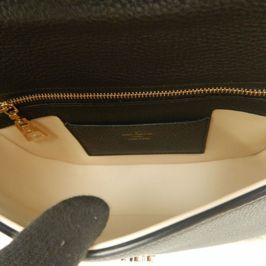 路易威登 LV Pont Neuf Soft PM Grain Calf Shearling Shoulder Bag M58971 Noir White Women's 253934-5