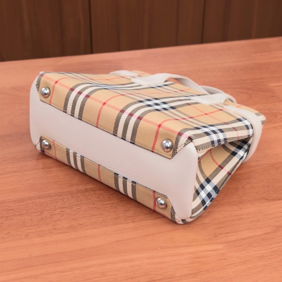 🤎 威選精品|BURBERRY 經典格紋手提肩背斜背包-5