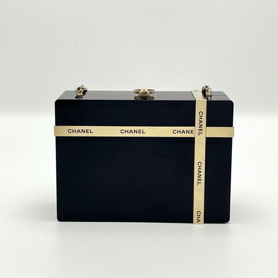 🖤 威選精品|CHANEL 山茶花禮物盒子鏈條包-4