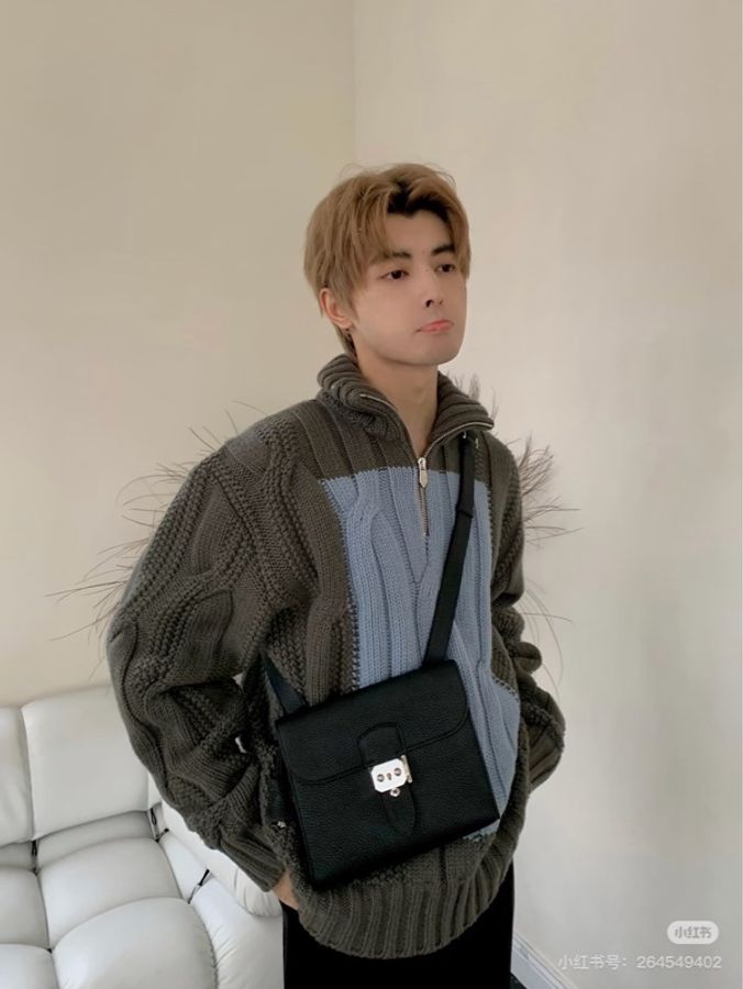 🖤 威選精品|HERMÈS Depeches 21 黑銀郵差包-1