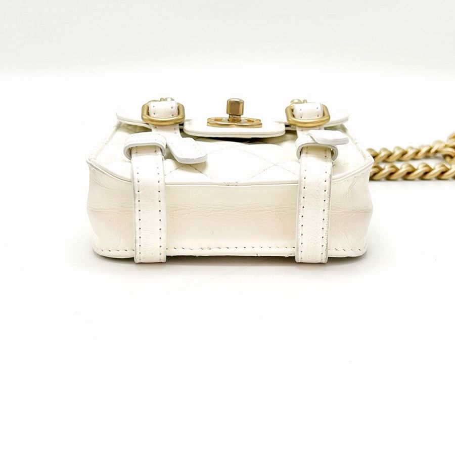🤍 威選精品|CHANEL 白金牛皮劍橋豎版手提肩背斜背郵差包-7