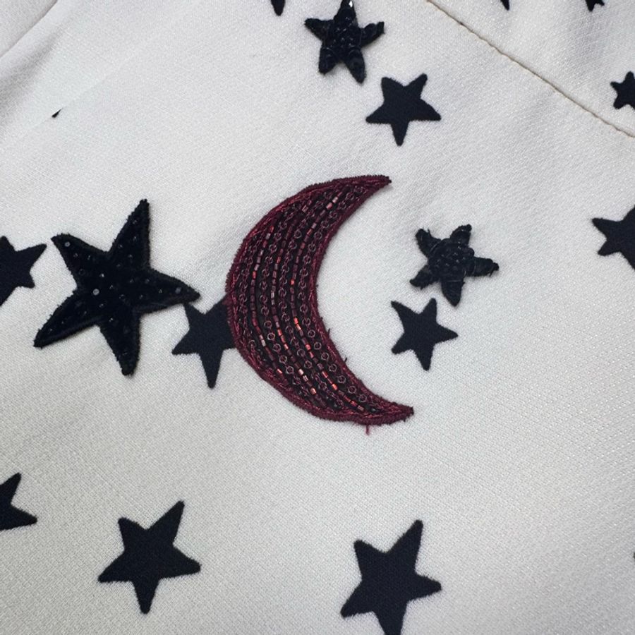 全新Valentino 百慕大 刺繡星星短褲-3