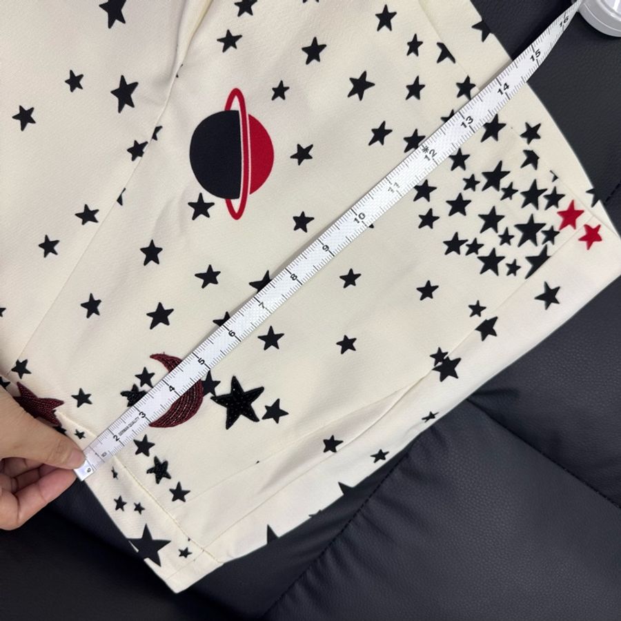 全新Valentino 百慕大 刺繡星星短褲-7