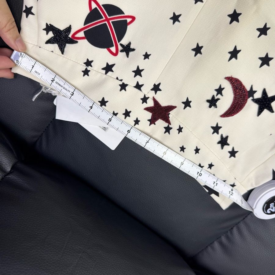 全新Valentino 百慕大 刺繡星星短褲-8