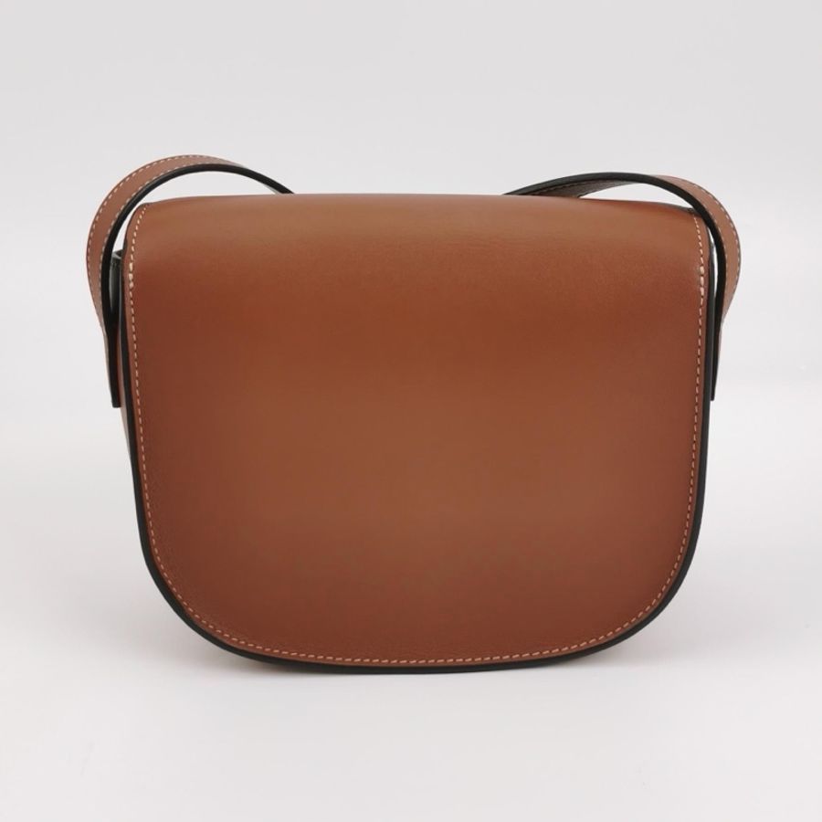 Celine 賽琳 Triomphe Canvas標誌印花牛皮純色凱旋門Logo斜挎包單肩包-4