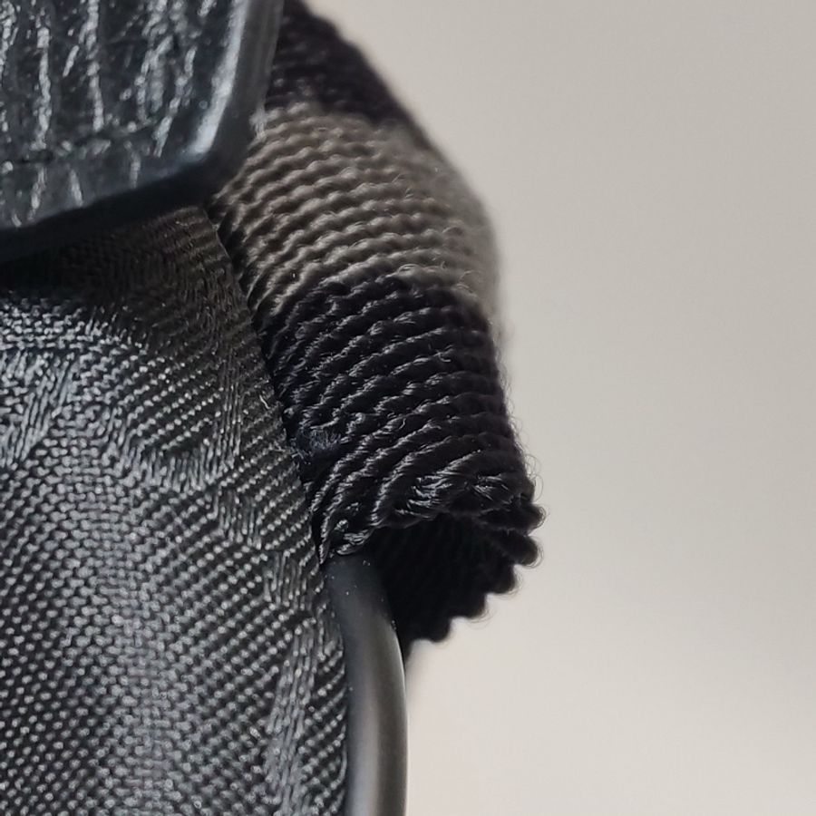 Gucci 古馳 牛皮尼龍布純色雙G印花皮標字母Logo腰包胸包-8