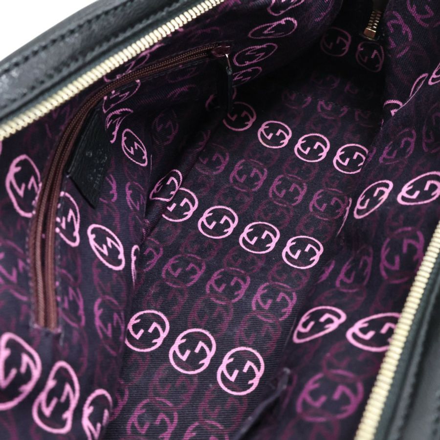 黑色 牛皮 Princy 手提包【GUCCI 古馳】 161720-2