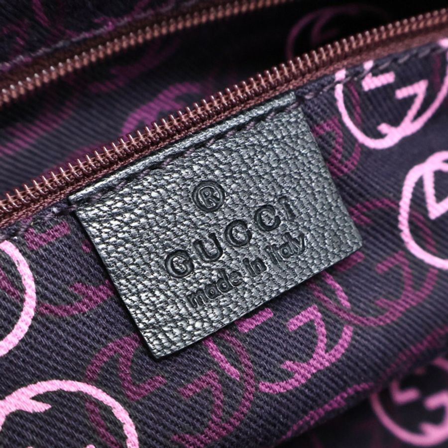 黑色 牛皮 Princy 手提包【GUCCI 古馳】 161720-4
