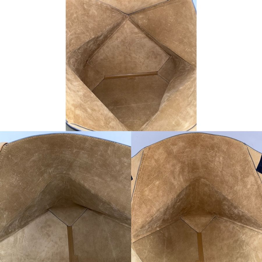 LOEWE 深藍色PUZZLE FOLD 拼圖托特包-6