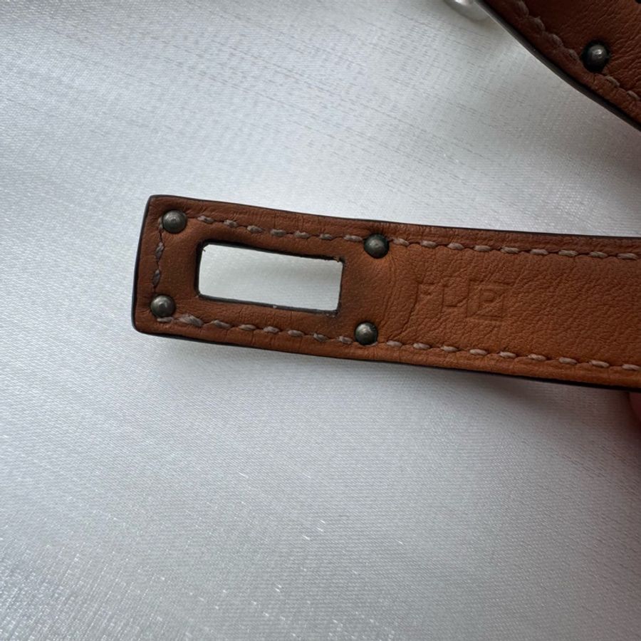 Hermes Kelly Double Tour暗紅色手環-5