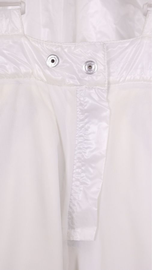 Chanel 03年运动方标系列白色棉服滑雪服背带裤-20