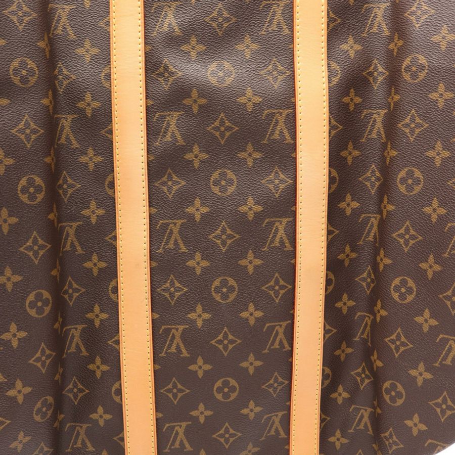 路易威登 Keepall 50 旅行手提包 M41426 Monogram 皮革 棕色 二手-7