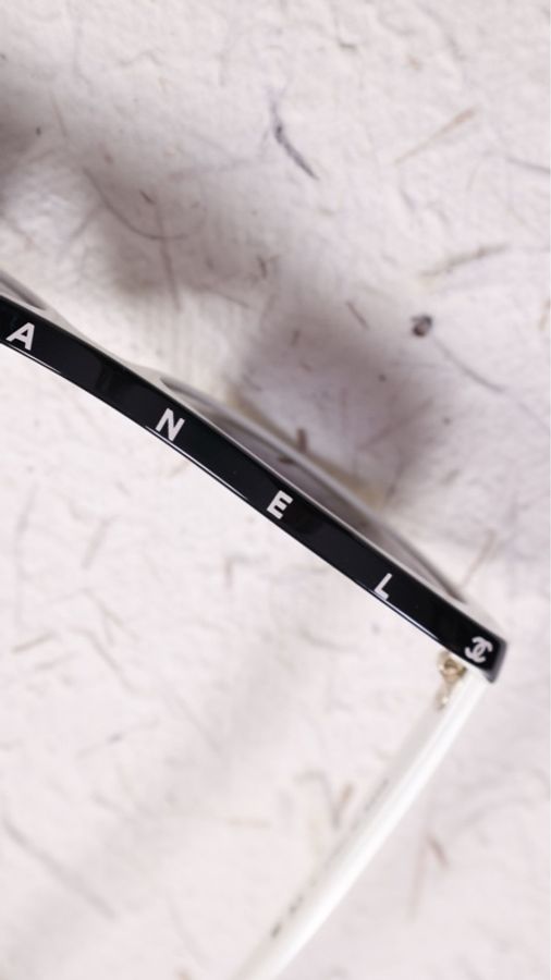Chanel ch5416王一博同款黑白熊猫墨镜-26