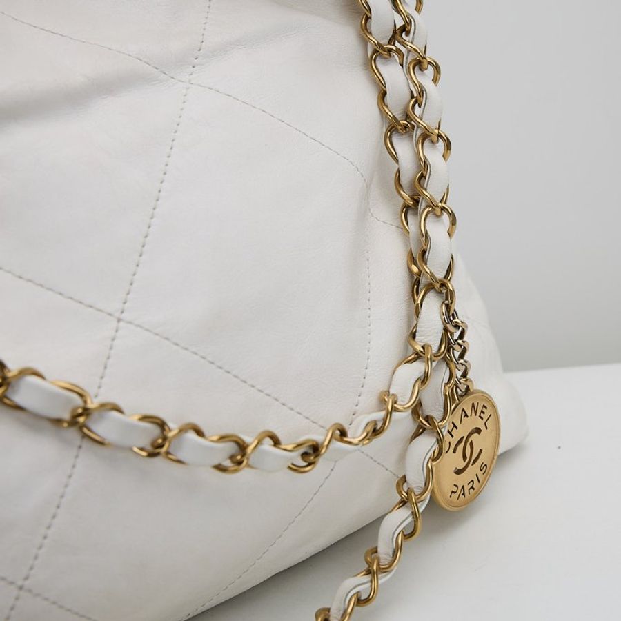 二手Chanel 22bag 小號白金-12