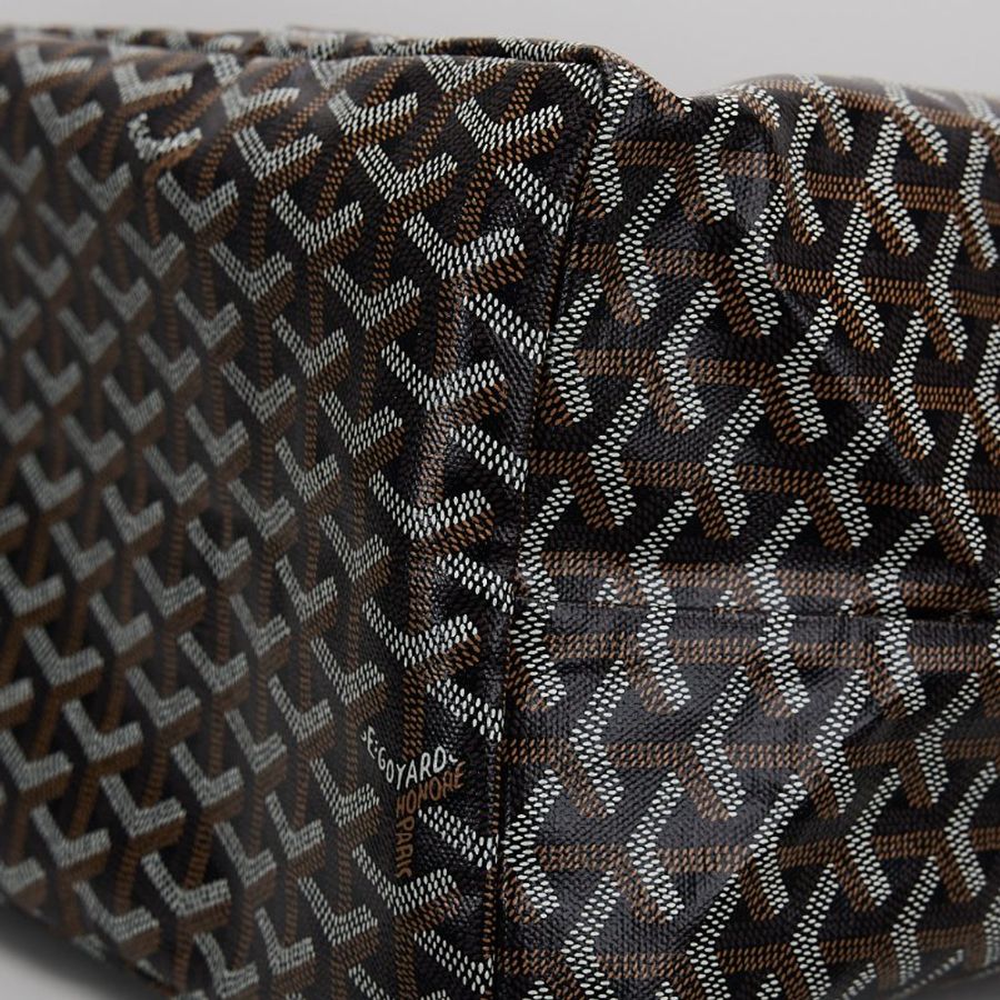 Goyard Saint Louis GM 新款托特包/黑色 附包夾-6