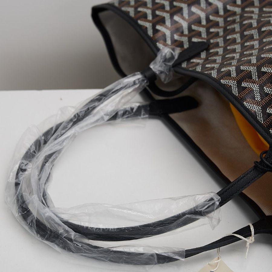 Goyard Saint Louis GM 新款托特包/黑色 附包夾-9