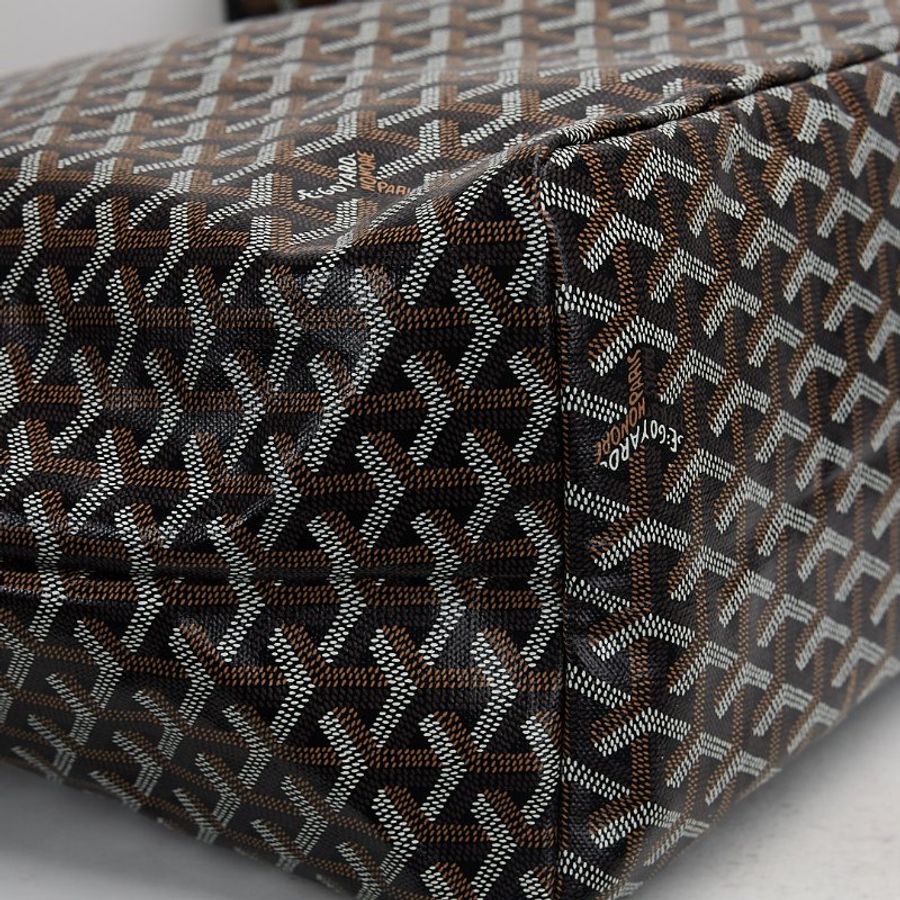 Goyard Saint Louis GM 新款托特包/黑色 附包夾-12