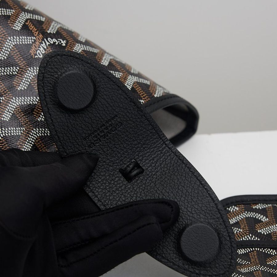 Goyard Saint Louis GM 新款托特包/黑色 附包夾-21