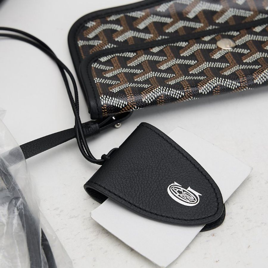 Goyard Saint Louis GM 新款托特包/黑色 附包夾-22