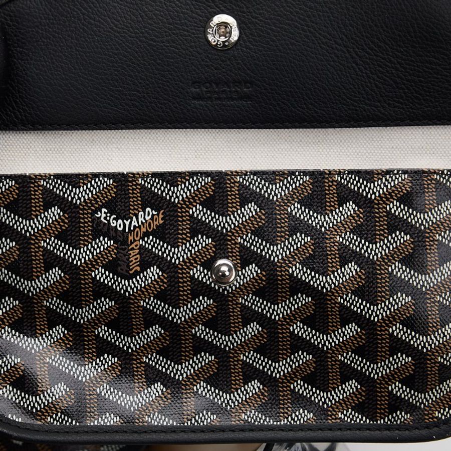 Goyard Saint Louis GM 新款托特包/黑色 附包夾-24