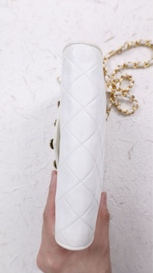 Chanel 白金菱格纹信封包手拿包单肩包-2