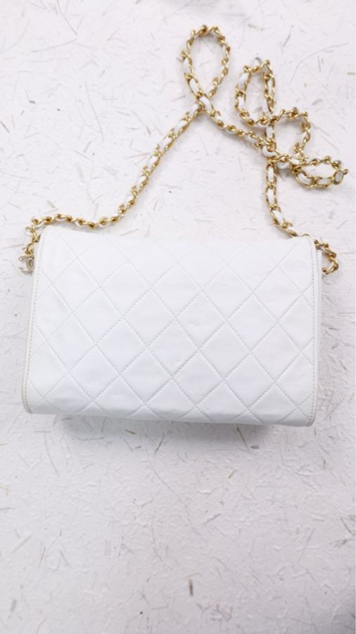 Chanel 白金菱格纹信封包手拿包单肩包-3