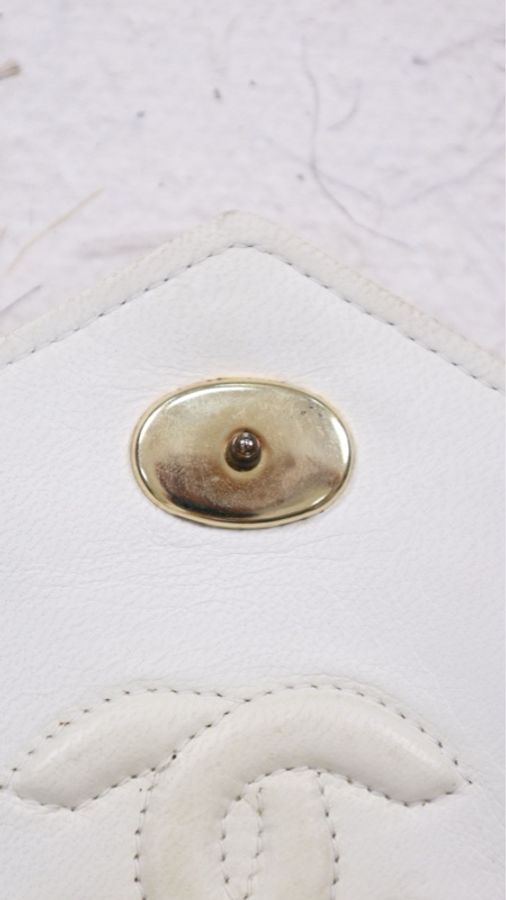 Chanel 白金菱格纹信封包手拿包单肩包-29