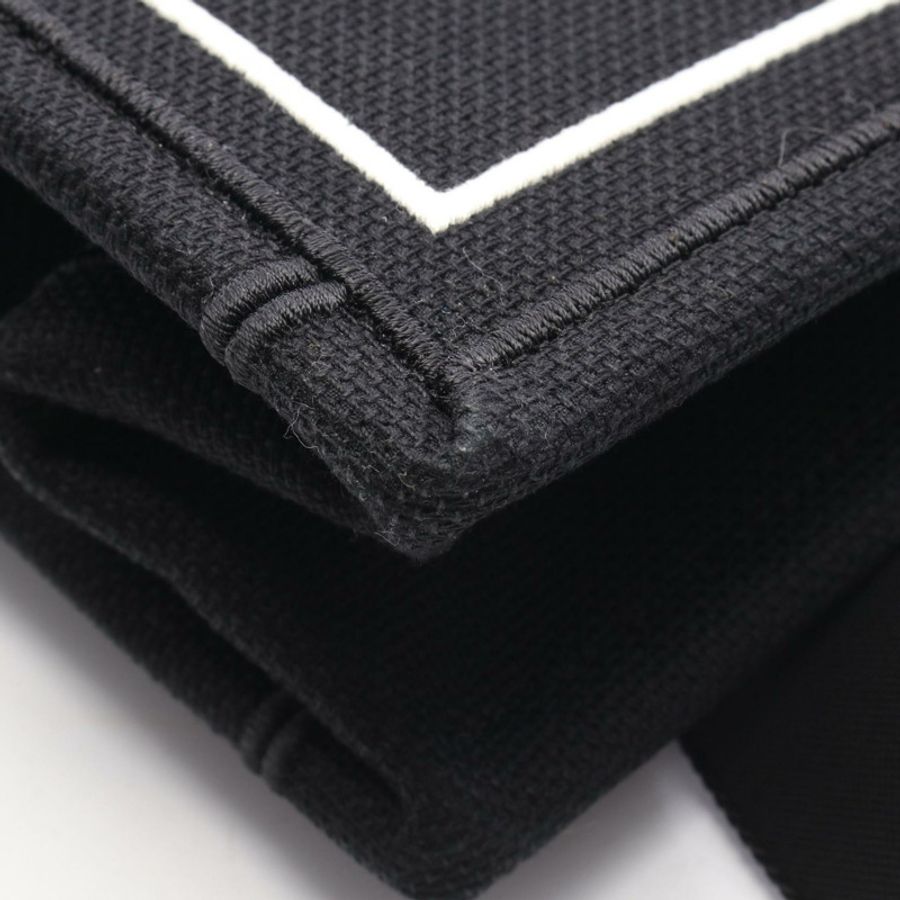 Christian Dior BOOK TOTE 中型手提肩斜背包 帆布 黑白-6