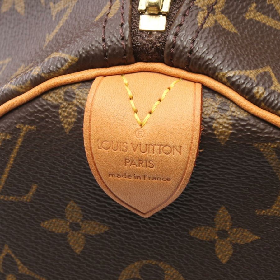 路易威登 Speedy 40 手提包 M41522 Monogram 皮革棕色二手女士-3