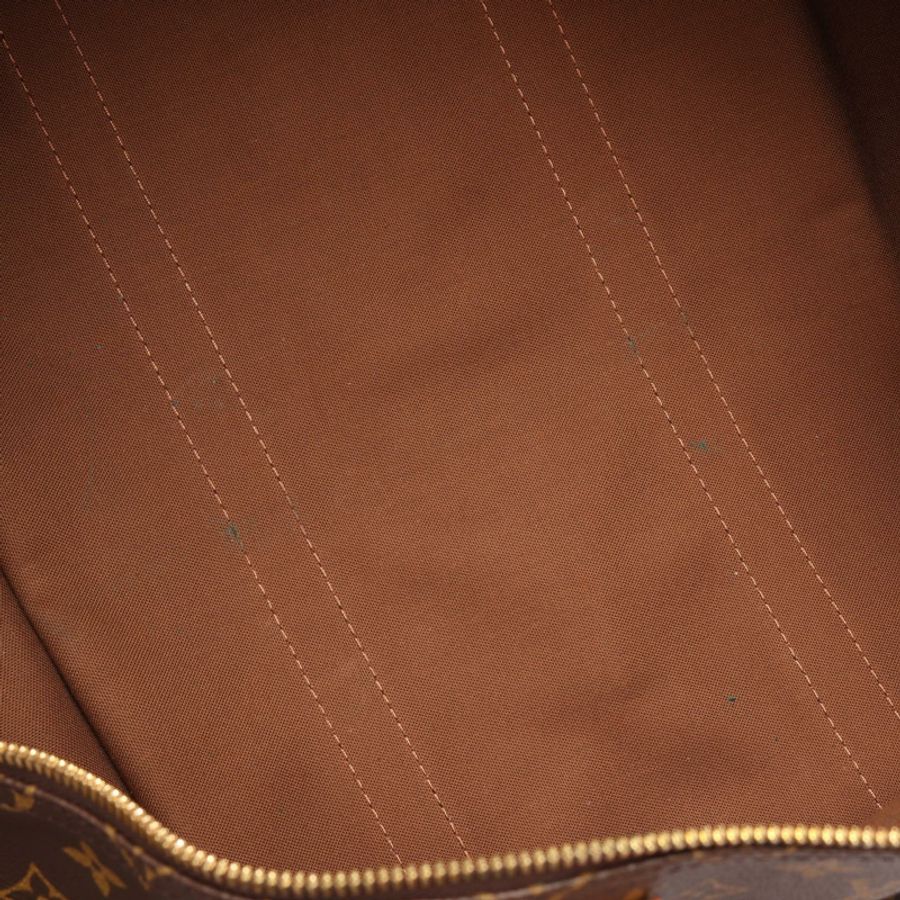 路易威登 Keepall 55 旅行手提包 M41424 Monogram 皮革 棕色 二手-10