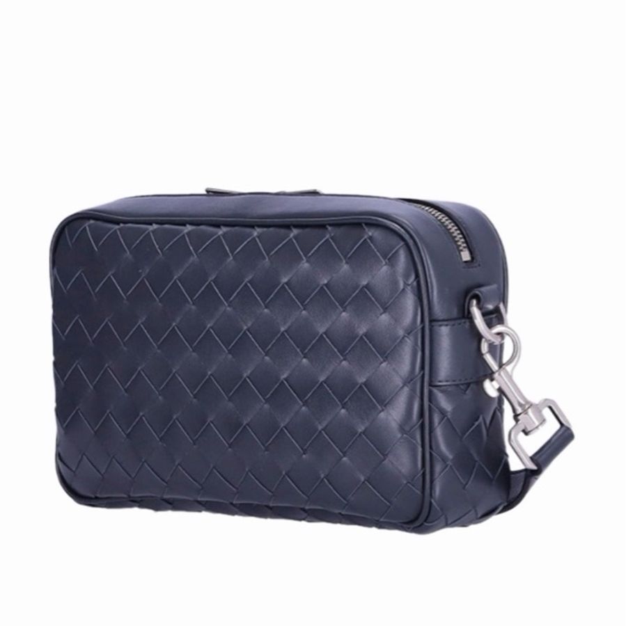 Bottega Veneta 男士 小號編織單肩包均碼碼小號、24.5cm*6cm*15cm-4