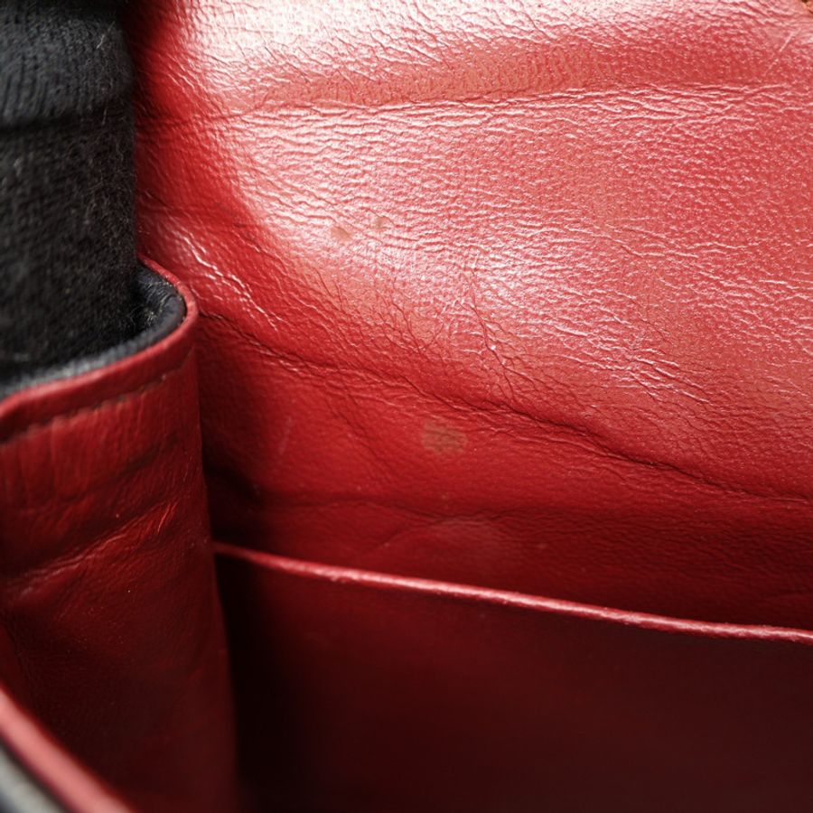 黑色 菱格紋 羊皮 Small Double Flap 鍊帶肩背包 金扣【CHANEL 香奈兒】 A01112-15
