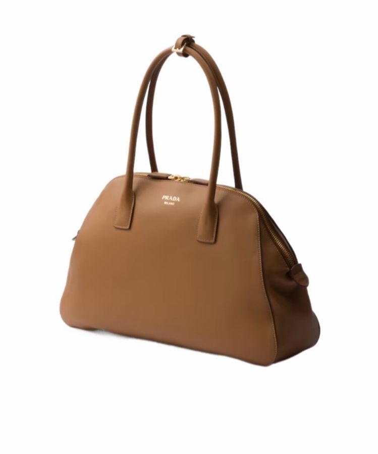 Prada 女士 徽標拉鍊手提包均碼碼中號、43cm*11cm*27cm-2