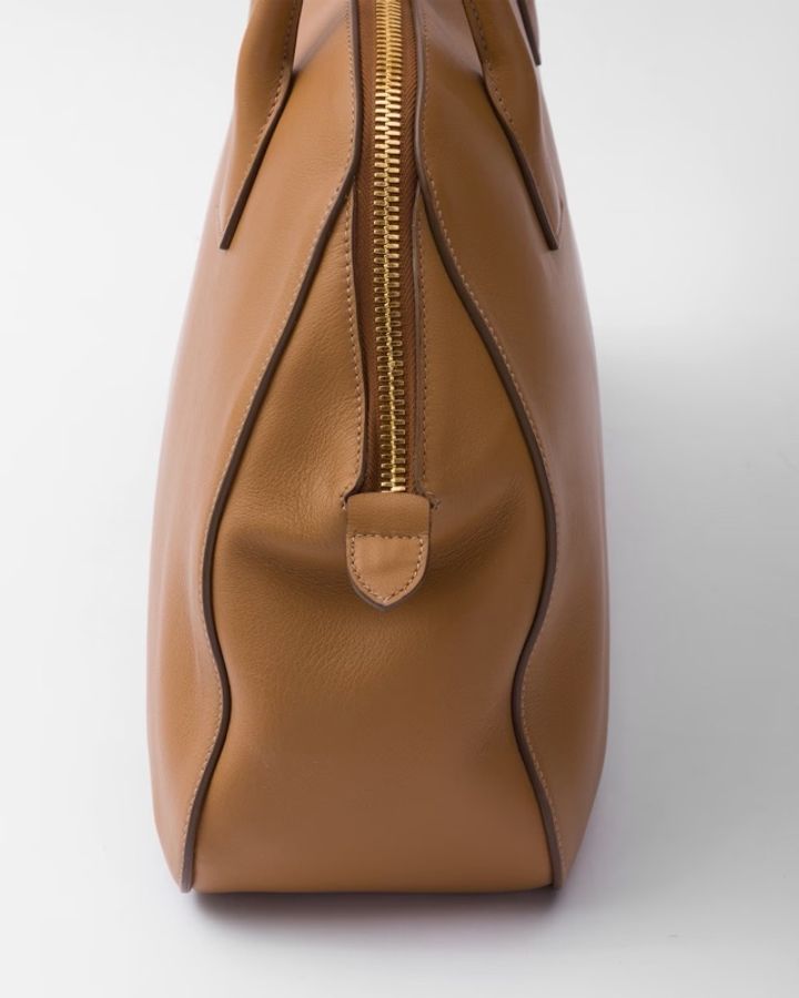 Prada 女士 徽標拉鍊手提包均碼碼中號、43cm*11cm*27cm-5