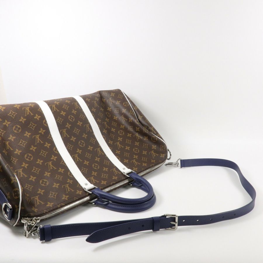 LOUIS VUITTON Monogram Keepall 50手挽肩背兩用袋-11