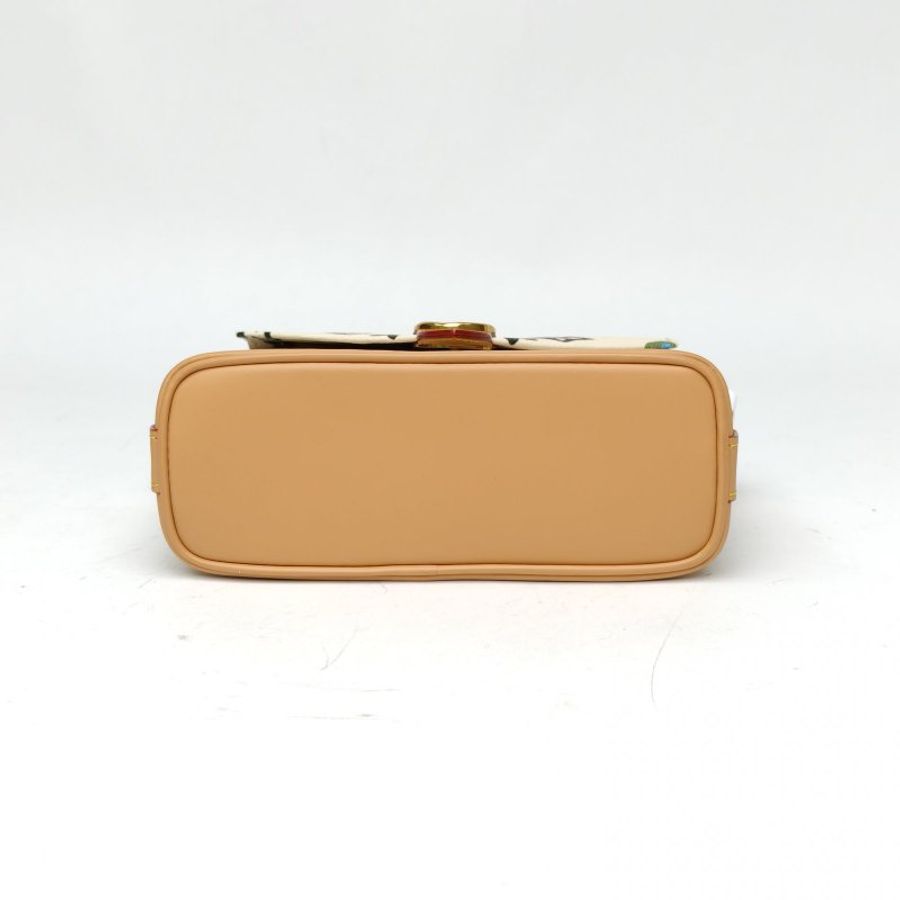LOUIS VUITTON Tyler聯名款ENVELOPE迷你郵差包米白色PVC晶片肩背包-4