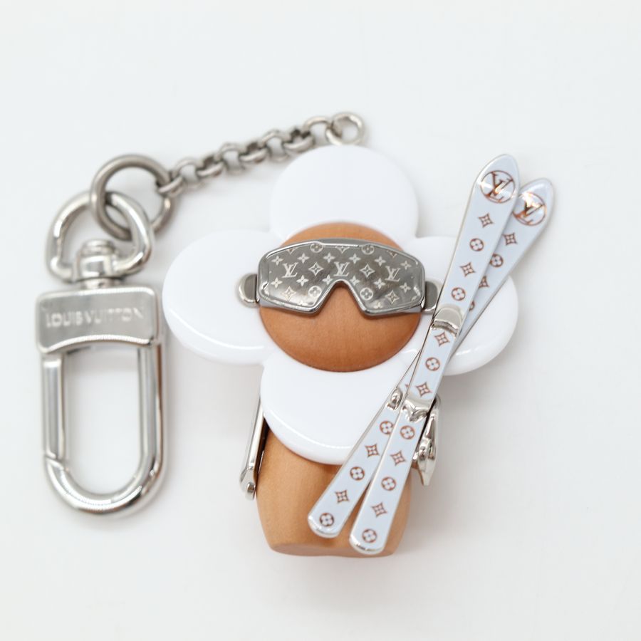 LV Vivienne 包包吊飾 白色/木質 M03229【Louis Vuitton 路易威登】-2