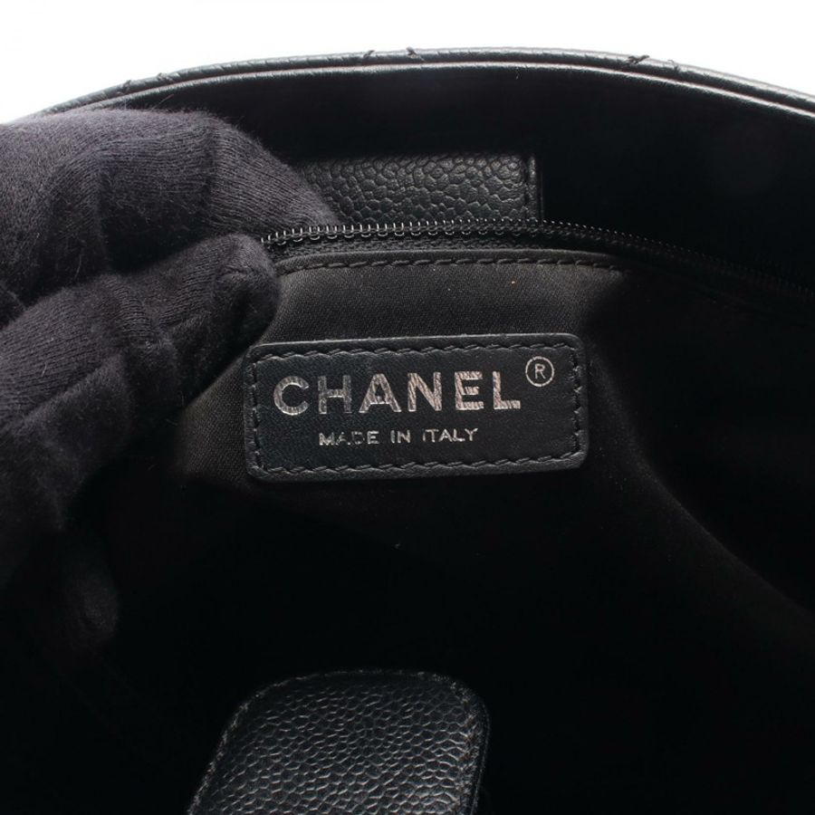 香奈兒 (CHANEL) Matelasse PST 單肩托特包 A50994 黑色皮革二手女士 SHW-3