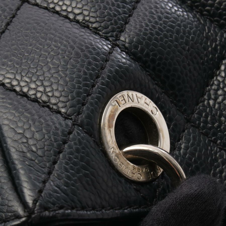 香奈兒 (CHANEL) Matelasse PST 單肩托特包 A50994 黑色皮革二手女士 SHW-7