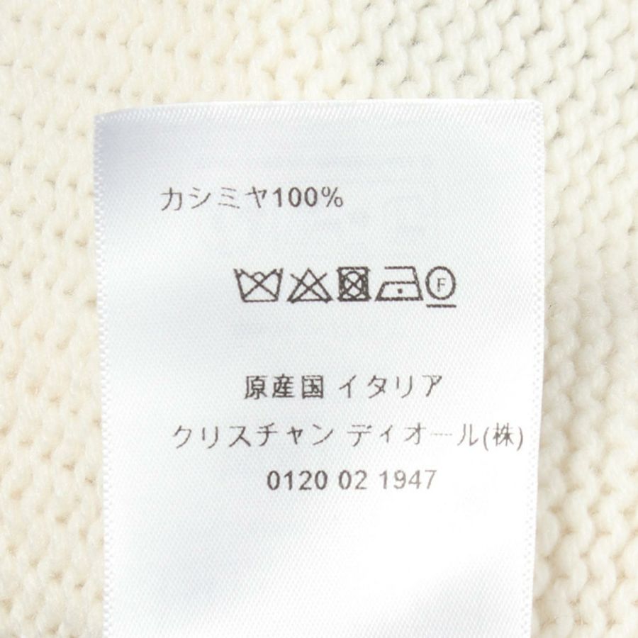 Christian Dior 經典荷葉邊短袖上衣毛衣 324S13AM003 羊絨-3