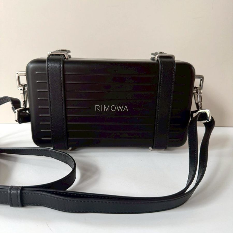 DIOR x RIMOWA 聯名 絕版 限量 黑色 鋁合金 手拿 斜背 行李箱包-2