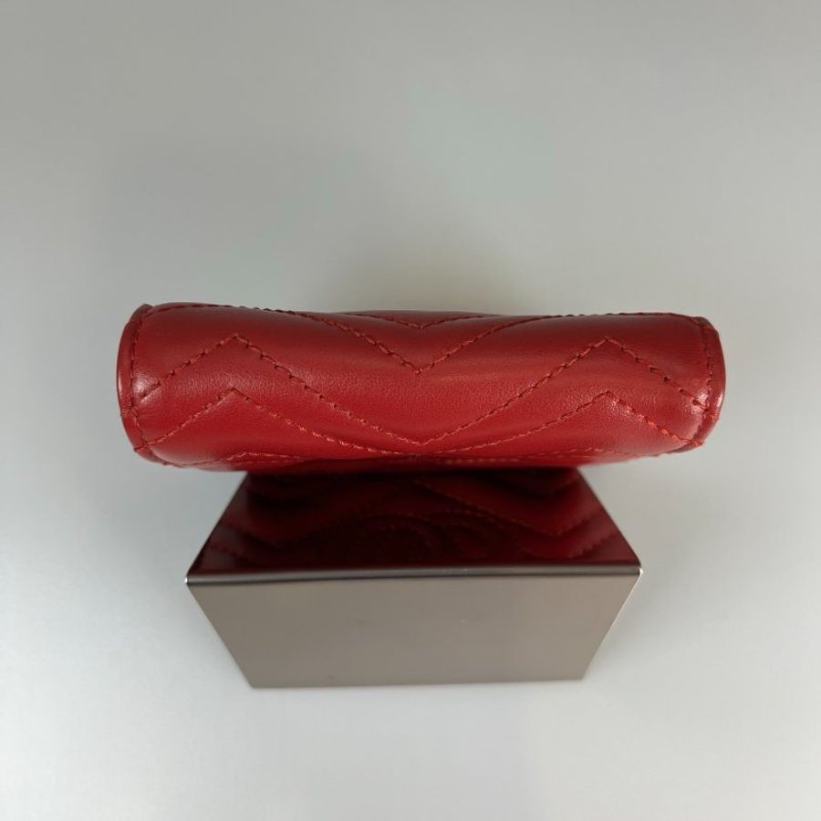 GUCCI 466492 紅馬夢短夾-4