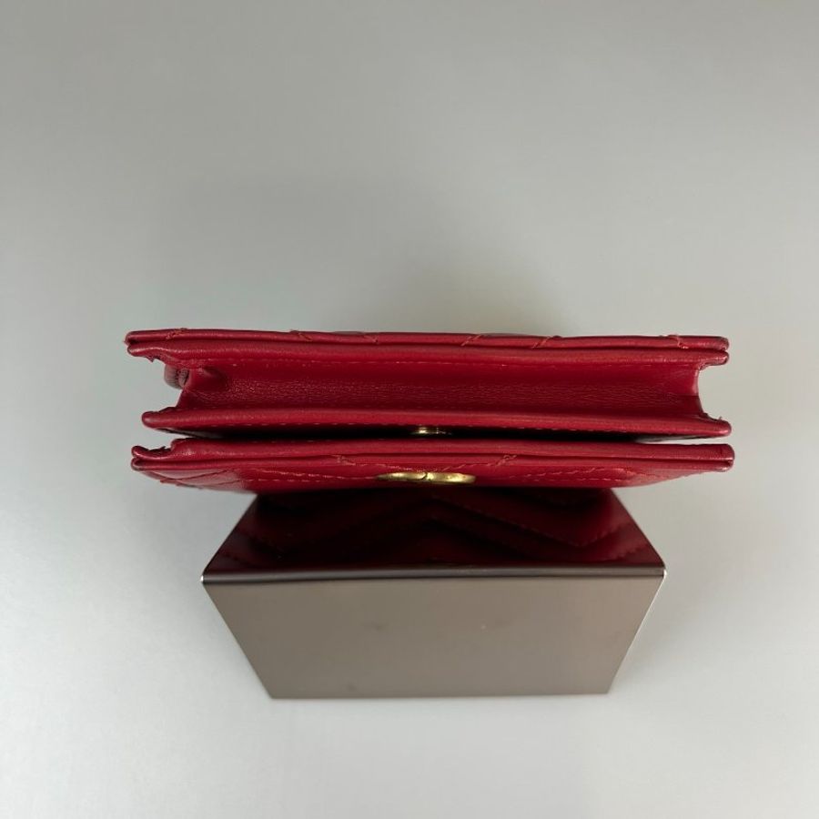GUCCI 466492 紅馬夢短夾-5