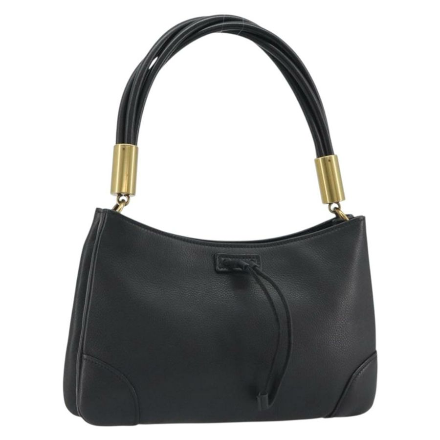 【日本直送】GUCCI 黑色金色皮革單肩包 108964 正品 BA13764V-0
