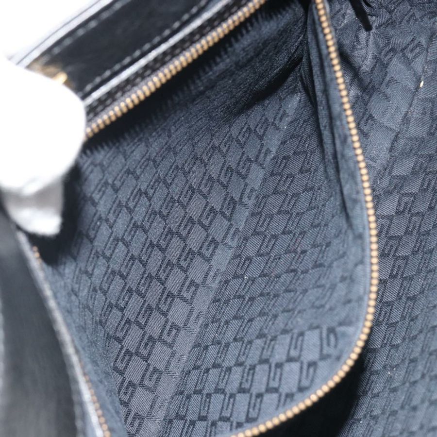 【日本直送】GUCCI 黑色金色皮革單肩包 108964 正品 BA13764V-20