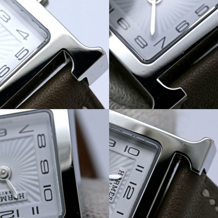 愛馬仕 H-Watch Mini HH1.110.131 WW18 037883WW00 女士腕錶 不鏽鋼 Swift 40497-8